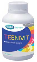 รูปภาพของ Mega We Care Teenivit ทีนนิวิท 30เม็ด